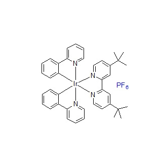 (4,4'-二叔丁基-2,2'-聯(lián)吡啶)雙[(2-吡啶基)苯基]銥(III)六氟磷酸鹽,Ir(dtbbpy)(ppy)2]PF6