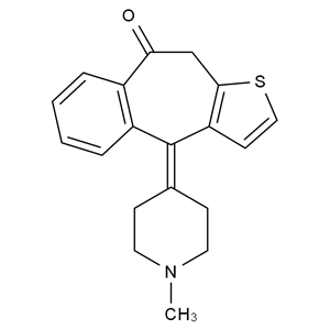 CATO_酮替芬EP杂质F (烯醇和酮的混合物)_34580-09-1_95%