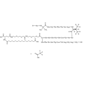 索馬魯肽-d8 四三氟乙酸酯,Semaglutide-d8 Tetratrifluoroacetate