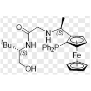 （R）-1-（二苯基膦）-2-[（1S）-1-[[2-[[（1S）-1-（羟甲基）-2,2-二甲基丙基]氨基]-2-氧代乙基]氨基]乙基]-二茂铁,(R)-Ferrocene, 1-(diphenylphosphino)-2-[(1S)-1-[[2-[[(1S)-1-(hydroxymethyl)-2,2-dimethylpropyl]amino]-2-oxoethyl]amino]ethyl]-