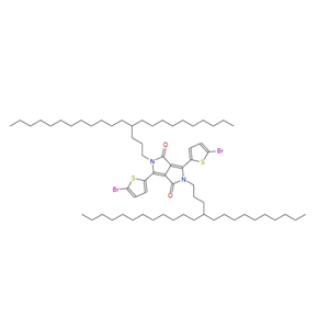 3,6-Bis(5-bromothiophen-2-yl)-2,5-bis(4-decylhexadecyl)pyrrolo[3,4-c]pyrrole-1,4(2H,5H)-dione,3,6-Bis(5-bromothiophen-2-yl)-2,5-bis(4-decylhexadecyl)pyrrolo[3,4-c]pyrrole-1,4(2H,5H)-dione