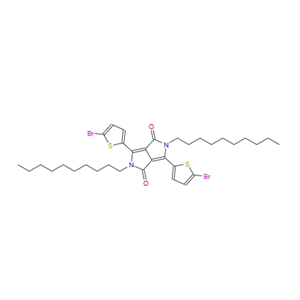 3,6-双(5-溴噻吩-2-基)-2,5-二癸基-2,5-二氢吡咯并[3,4-c]吡咯-1,4-二酮