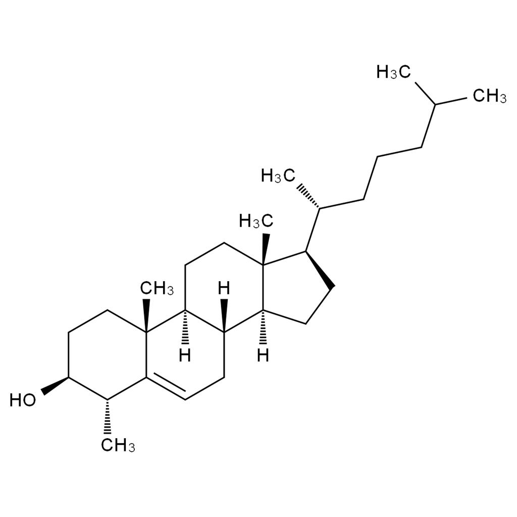 4α-甲基-膽甾-5-en-3β-醇,4α-Methyl-Cholest-5-en-3β-ol