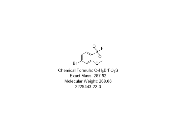 4-溴-2-甲氧基苯磺酰氟,4-Bromo-2-methoxybenzenesulfonyl fluoride