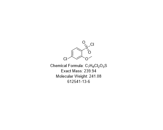 4-氯-2-甲氧基苯-1-磺酰氯,4-chloro-2-methoxybenzene-1-sulfonyl chloride