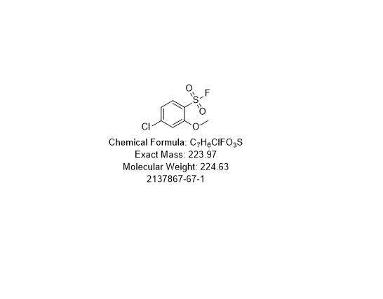 4-氯-2-甲氧基苯-1-磺酰氟,4-chloro-2-methoxybenzenesulfonyl fluoride