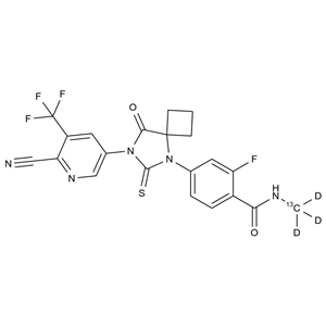 CATO_阿帕鲁胺-13C-D3_956104-40-8 (Unlabeled)_97%