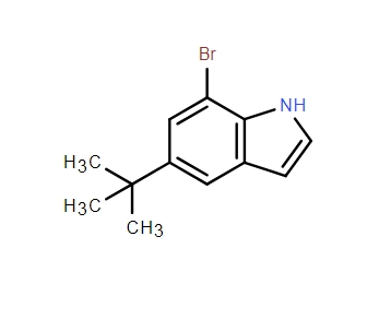 7-溴-5-(叔丁基)-1H-吲哚,7-Bromo-5-(tert-butyl)-1H-indole