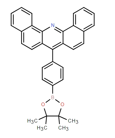 7-(4-硼酸頻哪醇酯)苯并吖啶,Dibenz[c,h]acridine, 7-[4-(4,4,5,5-tetramethyl-1,3,2-dioxaborolan-2-yl)phenyl]-