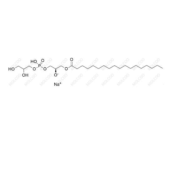 1-硬脂?；?2-羥基-sn-甘油-3-磷酸-(1'-rac-甘油)(鈉鹽),1-stearoyl-2-hydroxy-sn-glycero-3-phospho-(1'-rac-glycerol) (sodium salt)