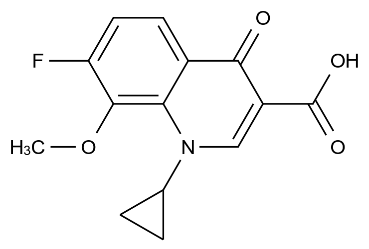 1-Cyclopropyl-7-fluoro-1,4-dihydro-8-methoxy-4-oxo-3-quinolinecarboxylic Acid