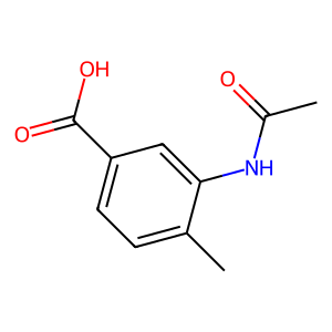 3-乙酰氨基-4-甲基苯甲酸,3-acetamido-4-methylbenzoic acid