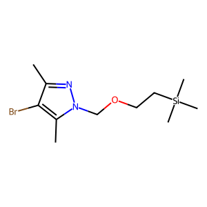4-溴-3,5-二甲基-1-((2-(三甲基甲硅烷基)乙氧基)甲基)-1H-吡唑,4-bromo-3,5-dimethyl-1-((2-(trimethylsilyl)ethoxy)methyl)-1H-pyrazole