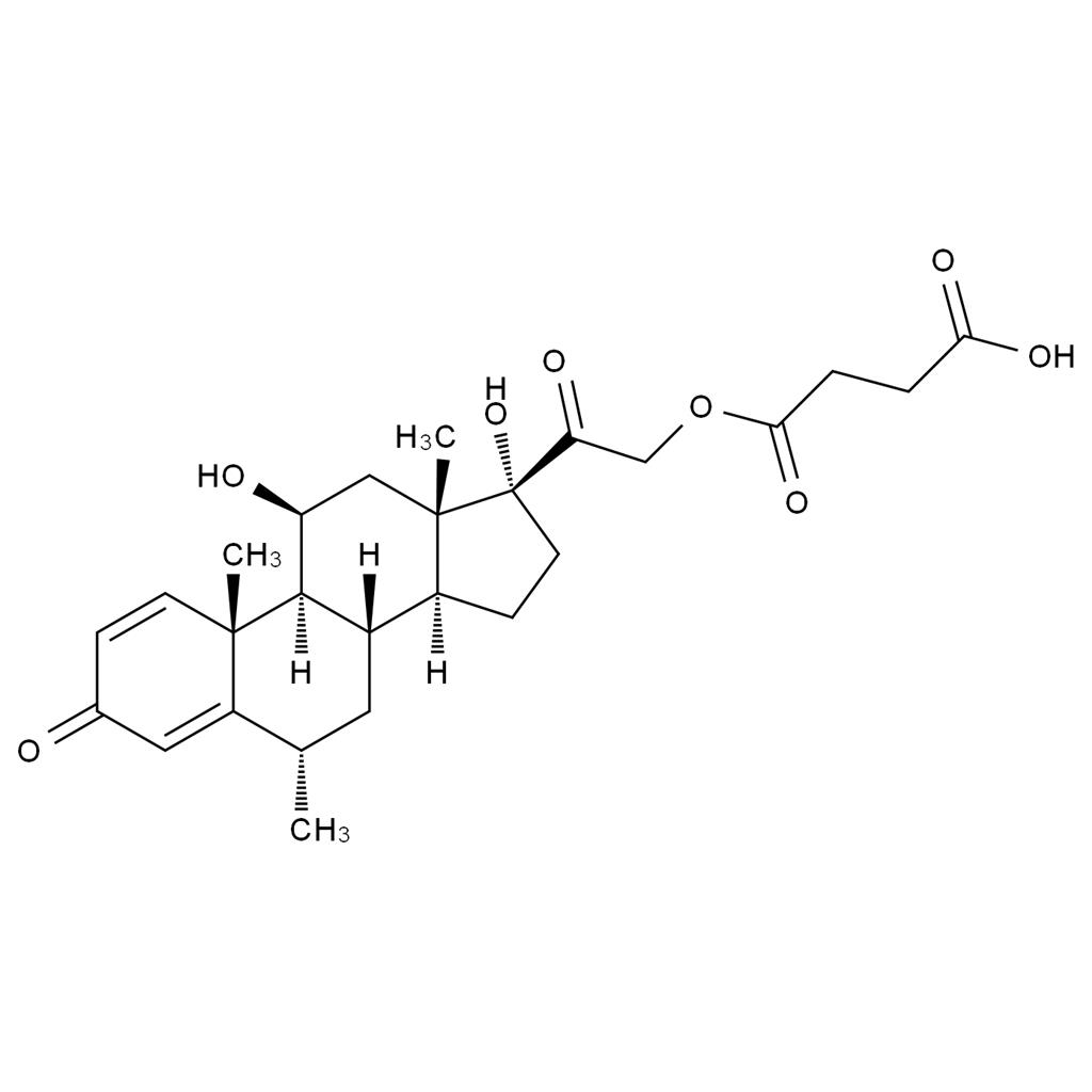 甲基潑尼松龍琥珀酸酯,Methylprednisolone 21-Hemisuccinate (Methylprednisolone Hydrogen Succinate)