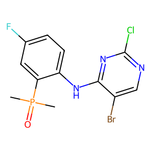 5-bromo-2-chloro-N-(2-(dimethylphosphoryl)-4-fluorophenyl)pyrimidin-4-amine,5-bromo-2-chloro-N-(2-(dimethylphosphoryl)-4-fluorophenyl)pyrimidin-4-amine