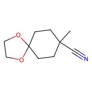 8-甲基-1,4-二氧阿司匹林[4.5]癸烷-8-腈,8-methyl-1,4-dioxaspiro[4.5]decane-8-carbonitrile