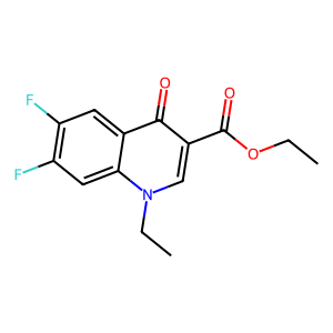 1-乙基-6,7-二氟-4-氧代-1,4-二氫喹啉-3-羧酸乙酯,ethyl 1-ethyl-6,7-difluoro-4-oxo-1,4-dihydroquinoline-3-carboxylate