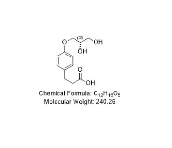 (S)-3-(4-(2,3-二羟基丙氧基)苯基)丙酸,(S)-3-(4-(2,3-dihydroxypropoxy)phenyl)propionic acid