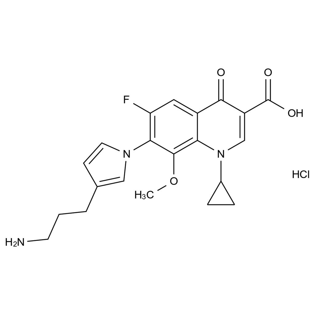 莫西沙星雜質(zhì)47鹽酸鹽,Moxifloxacin Impurity 47 HCl