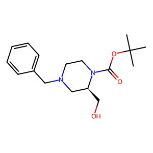 (2R)-4-苄基-2-(羟甲基)哌嗪-1-羧酸叔丁酯,tert-butyl (2R)-4-benzyl-2-(hydroxymethyl)piperazine-1-carboxylate