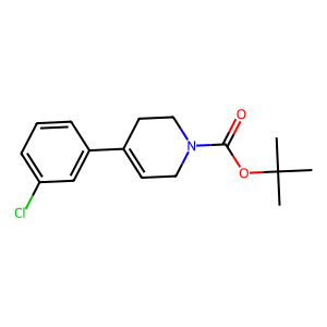 4-(3-氯苯基)-1,2,3,6-四氫吡啶-1-羧酸叔丁酯,tert-butyl 4-(3-chlorophenyl)-1,2,3,6-tetrahydropyridine-1-carboxylate