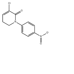 3-氯-5,6-二氫-1-(4-硝基苯基)-2(1H)-吡啶酮,3-Chloro-1-(4-nitrophenyl)-5,6-dihydropyridin-2(1H)-one