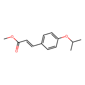 (2E)-3-(4-(丙-2-基氧基)苯基)丙-2-烯酸甲酯,methyl (2E)-3-(4-(propan-2-yloxy)phenyl)prop-2-enoate