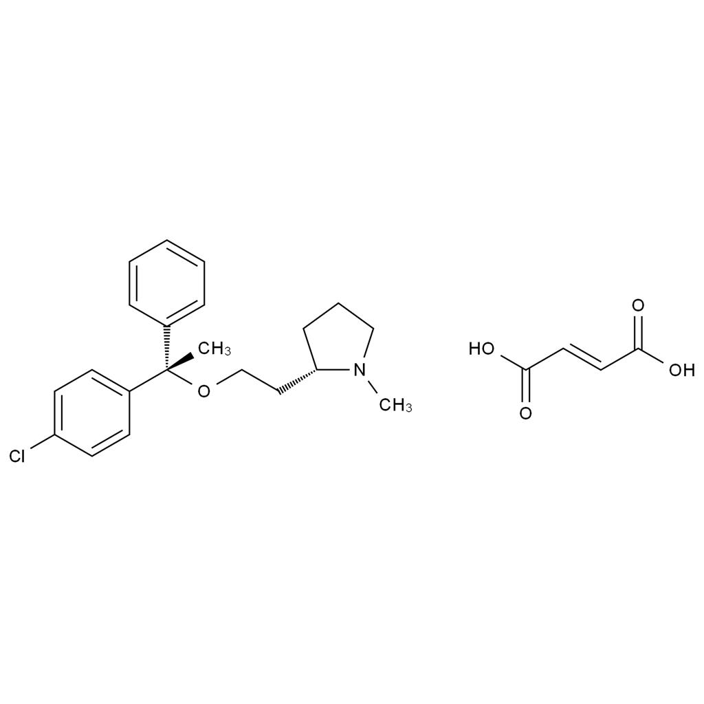 富马酸氯马斯汀杂质6（S,S-异构体）,Clemastine Impurity 6 Fumarate (S,S-isomer)