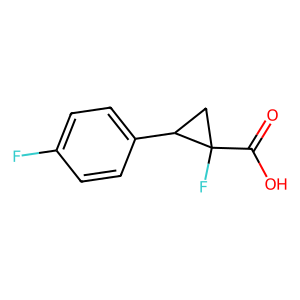 1-fluoro-2-(4-fluorophenyl)cyclopropane-1-carboxylic acid,1-fluoro-2-(4-fluorophenyl)cyclopropane-1-carboxylic acid