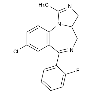 8-氯-6-（2-氟苯基）-1-甲基-3A，4-二氢-3H-苯并[F]咪唑[1,5-A][1,4]重氮,8-Chloro-6-(2-fluorophenyl)-1-methyl-3a,4-dihydro-3H-benzo[f]imidazo[1,5-a][1,4]diazepine