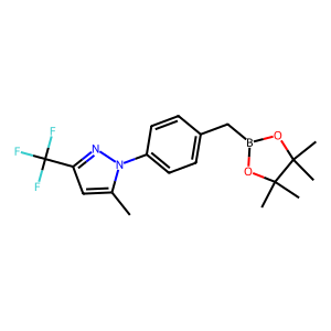5-甲基-1-(4-((4,4,5,5-四甲基-1,3,2-二氧雜硼烷-2-基)甲基)苯基)-3-(三氟甲基)-1H-吡唑