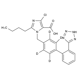 氯沙坦羧酸-d4,Losartan Carboxylic Acid-d4