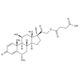 甲基潑尼松龍琥珀酸酯,Methylprednisolone 21-Hemisuccinate (Methylprednisolone Hydrogen Succinate)