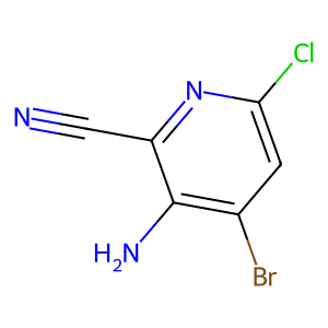 3-氨基-4-溴-6-氯吡啶腈,3-amino-4-bromo-6-chloropicolinonitrile