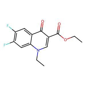 1-乙基-6,7-二氟-4-氧代-1,4-二氫喹啉-3-羧酸乙酯