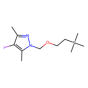 4-iodo-3,5-dimethyl-1-((2-(trimethylsilyl)ethoxy)methyl)-1H-pyrazole,4-iodo-3,5-dimethyl-1-((2-(trimethylsilyl)ethoxy)methyl)-1H-pyrazole