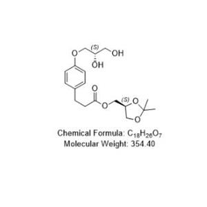 ((S)-2,2- 二甲基-1,3-二氧戊环-4-基)甲基3-(4-((S)-2,3-二羟基丙氧基)苯基)丙酸酯,((S)-2,2-dimethyl-1,3-dioxocyclo-4-yl)methyl3-(4-((S)-2,3-dihydroxypropoxy)phenyl)propionate
