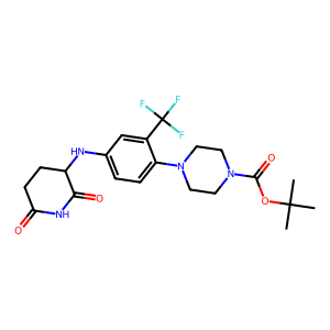 tert-butyl 4-(4-((2,6-dioxopiperidin-3-yl)amino)-2-(trifluoromethyl)phenyl)piperazine-1-carboxylate,tert-butyl 4-(4-((2,6-dioxopiperidin-3-yl)amino)-2-(trifluoromethyl)phenyl)piperazine-1-carboxylate