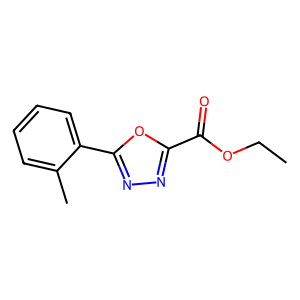 ethyl 5-(2-methylphenyl)-1,3,4-oxadiazole-2-carboxylate,ethyl 5-(2-methylphenyl)-1,3,4-oxadiazole-2-carboxylate