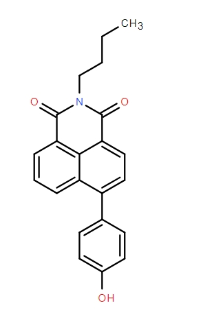 1H-Benz[de]isoquinoline-1,3(2H)-dione, 2-butyl-6-(4-hydroxyphenyl)-,1H-Benz[de]isoquinoline-1,3(2H)-dione, 2-butyl-6-(4-hydroxyphenyl)-