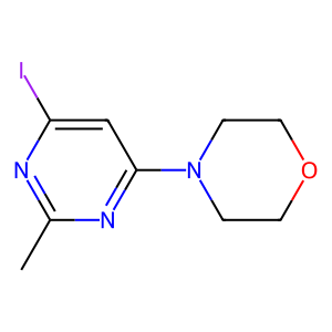 4-(6-碘-2-甲基嘧啶-4-基)吗啉,4-(6-iodo-2-methylpyrimidin-4-yl)morpholine