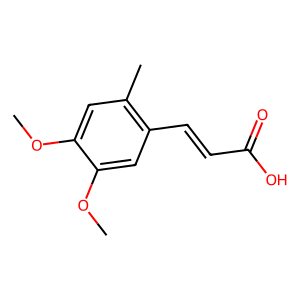 (2E)-3-(4,5-二甲氧基-2-甲基苯基)丙-2-烯酸,(2E)-3-(4,5-dimethoxy-2-methylphenyl)prop-2-enoic acid