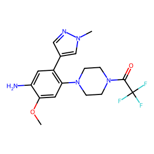 1-(4-(4-氨基-5-甲氧基-2-(1-甲基-1H-吡唑-4-基)苯基)哌嗪-1-基)-2,2,2-三氟乙烷-1-酮,1-(4-(4-amino-5-methoxy-2-(1-methyl-1H-pyrazol-4-yl)phenyl)piperazin-1-yl)-2,2,2-trifluoroethan-1-one