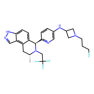 N-(1-(3-氟丙基)氮雜環(huán)丁烷-3-基)-6-((6S,8R)-8-甲基-7-(2,2,2-三氟乙基)-6,7,8,9-四氫-3H-吡唑并[4,3-f]異喹啉-6-基)吡啶-3-胺,N-(1-(3-fluoropropyl)azetidin-3-yl)-6-((6S,8R)-8-methyl-7-(2,2,2-trifluoroethyl)-6,7,8,9-tetrahydro-3H-pyrazolo[4,3-f]isoquinolin-6-yl)pyridin-3-amine