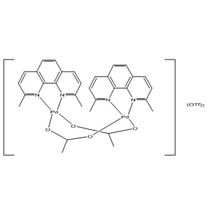 乙酸(2,9-二甲基-1,10-菲咯啉)鈀(II)二聚體雙(三氟甲磺酸鹽),Acetato(2,9-dimethyl-1,10-phenanthroline) Palladium(II) dimer Bis(trifluoromethanesulfonate)