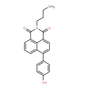 1H-Benz[de]isoquinoline-1,3(2H)-dione, 2-butyl-6-(4-hydroxyphenyl)-