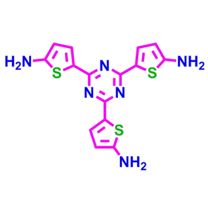 374692-91-8 ；5,5'，5''-（1,3,5-三嗪-2,4,6-三基）三（噻吩-2-胺）