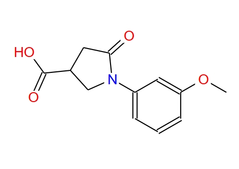 1-(3-甲氧基-苯基)-5-氧代-吡咯烷-3-羧酸,1-(3-METHOXY-PHENYL)-5-OXO-PYRROLIDINE-3-CARBOXYLIC ACID