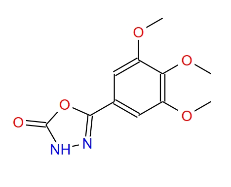 5-(3,4,5-三甲氧基苯基)-1,3,4-惡二唑-2-醇,5-(3,4,5-Trimethoxyphenyl)-1,3,4-oxadiazol-2-ol