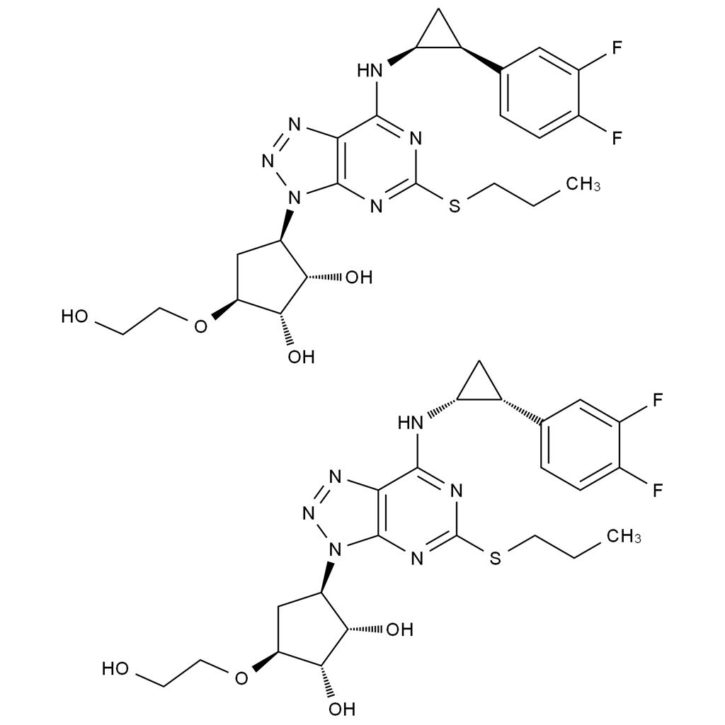 替卡格雷雜質87（非對映體混合物）,Ticagrelor Impurity 87 (Mixture of Diastereomers)